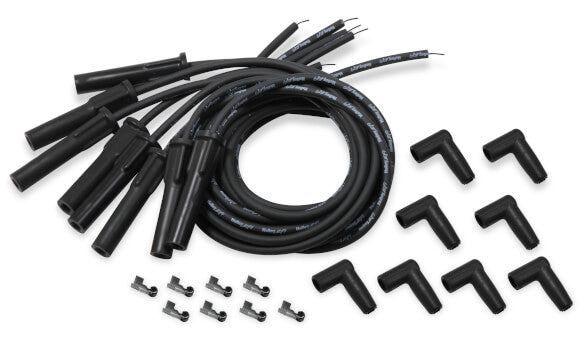 Holley Spark Plug Wire Set Univ GM LS Cut to Fit - Black Holley Spark Plug Wire Set Univ GM LS Cut to Fit - Black
