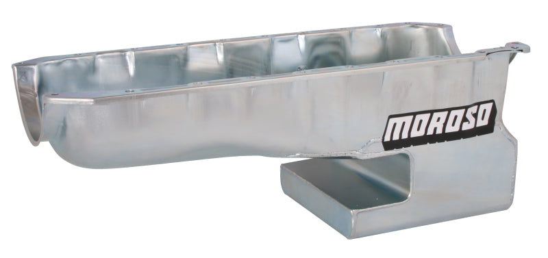 Moroso Chevrolet Big Block Mark IV Kicked Out Wet Sump 6qt 8in Steel Oil Pan
