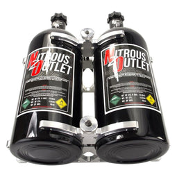 Dual Billet Aluminum Heated Bottle Bracket with Pressure Activation Switch