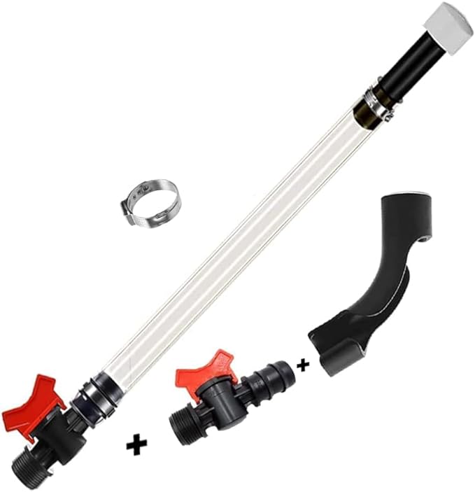 Filler Hose with Ball Valve Shut-Off and Hose Bender Kit,