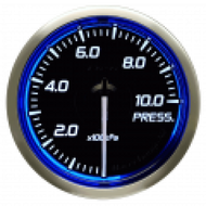DEFI Racer Pressure Gauge N2 52mm 0-1000 kPa (US) Blue