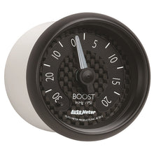 Load image into Gallery viewer, Autometer GT Series 52mm Mechanical 30 In Hg/20 psi Vacuum/Boost Gauge