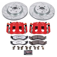 Power Stop 11-12 Ford Taurus Front Z36 Truck & Tow Brake Kit w/Calipers