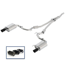 Load image into Gallery viewer, Ford Racing 2018 Mustang 2.3L Ecoboost Cat-Back Sport Exhaust System w/Black Chrome Tips