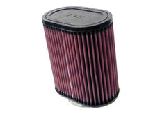 Load image into Gallery viewer, K&amp;N Universal Oval Clamp-On Air Filter 2-3/4in 10 Deg Flange 6.25in Length 4in Width 7in Height