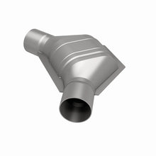 Load image into Gallery viewer, MagnaFlow Universal Catalytic Converter 2.25 Angled In/Out Front CA