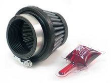 Load image into Gallery viewer, K&amp;N Universal Round Clamp-On Air Filter 1-7/8in Flange 2in T 3in B 2in H