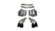 Corsa 2016 Cadillac CTS V 6.2L V8 2.75in Black Sport Axle-Back Exhaust