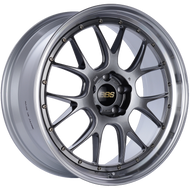 BBS LM-R 21x9 5x120 ET32 Diamond Black Center Diamond Cut Lip Wheel -82mm PFS/Clip Required