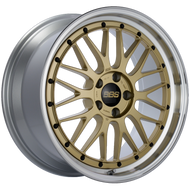 BBS LM 19x9 5x112 ET42 Gold Center Diamond Cut Lip Wheel -82mm PFS/Clip Required