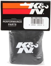 Load image into Gallery viewer, K&amp;N Drycharger Filter Wrap, Oval Tapered, Black