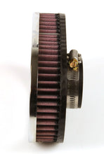 Load image into Gallery viewer, K&amp;N Universal Chrome Filter-Oval Straight 4.5 Inch O/S Width 7 Inch O/S Length 1.5 Inch Height
