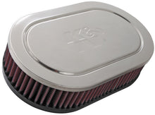 Load image into Gallery viewer, K&amp;N Marine 9in Outside Length x 5.5in Outside Width x 2in H Dual Flange Oval Flame Arrestor