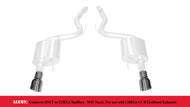 Corsa 2015-2025 Ford Mustang GT 3.0in Inlet / 4.5in Outlet Polished Tip Kit (For Corsa Exhaust Only)
