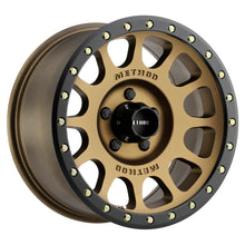 Load image into Gallery viewer, Method MR305 NV 20x10 -18mm Offset 5x5.5 108mm CB Method Bronze/Black Street Loc Wheel