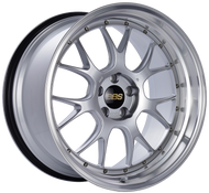 BBS LM-R 20x11 5x114.3 ET20 CB66 Diamond Silver Center Diamond Cut Lip Wheel