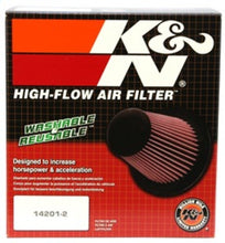 Load image into Gallery viewer, K&amp;N Universal Round Clamp-On Air Filter 4in Flange 7in OD 6in Height