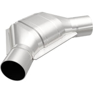 MagnaFlow Universal Catalytic Converter 2.25 Angled In/Out Front CA