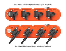 Load image into Gallery viewer, Holley Aluminum LS Valve Covers - Factory Orange