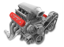 Load image into Gallery viewer, HOLLEY TALL LS VALVE COVER WITH BOWTIE/CHEVROLET LOGO - GLOSS RED MACHINED FINISH