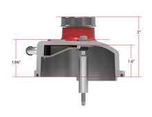 Load image into Gallery viewer, HOLLEY TALL LS VALVE COVER WITH BOWTIE/CHEVROLET LOGO - GLOSS RED MACHINED FINISH