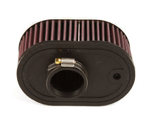 Load image into Gallery viewer, K&amp;N Universal Chrome Filter-Oval Straight 4.5 Inch O/S Width 7 Inch O/S Length 3 Inch Height