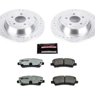 Power Stop 15-19 Ford Mustang Rear Z26 Street Warrior Brake Kit