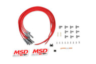 SUPER CONDUCTOR SPARK PLUG WIRE SET, MULTI-ANGLE PLUG, HEI CAP