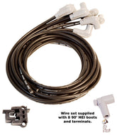 BLACK SUPER CONDUCTOR UNIVERSAL 8 CYL, 90¬∞ PLUG/90¬∞ PLUG