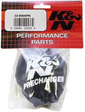 Load image into Gallery viewer, K&amp;N Universal Precharger Air Filter Wrap - Round Straight - Black - 11in ID x 2in H