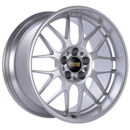 BBS RG-R 19x8.5 5x114.3 ET18 Sport Silver Polished Lip Wheel -82mm PFS/Clip Required