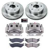 Power Stop 00-01 Dodge Ram 1500 Front Autospecialty Brake Kit w/Calipers