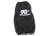 K&N Black Drycharger 7.5in x 7in Round Tapered