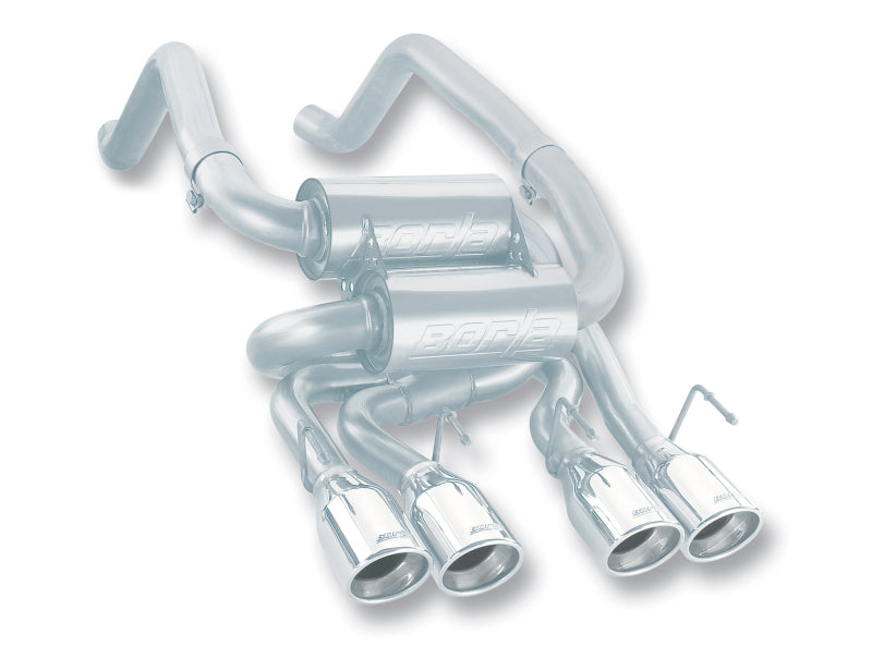 Borla 05-08 Corvette Convertible/Coupe 6.0L/6.2L 8cyl SS S-Type Exhaust (REAR SECTION ONLY)