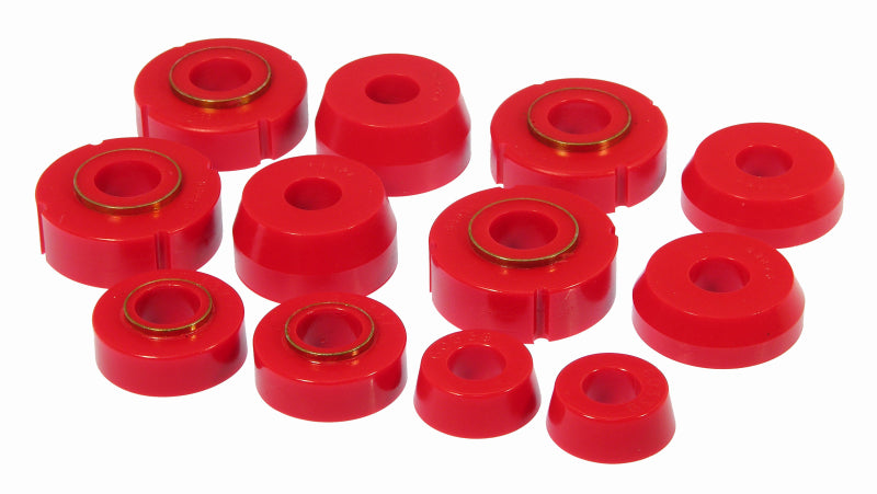 Prothane 66-79 Ford F100-350 2wd Body Mount - Red