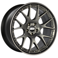 BBS CH-RII 21x11.5 5x120 ET36 Satin Platinum Center Black Lip SS Rim Prot Wheel PFS Req w/MS Etching