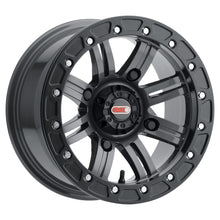 Load image into Gallery viewer, GMZ GZ801 LiteLoc 14x7 4+3/+10mm Offset 4x156 131.3mm CB Gloss Titanium w/Matte Black Ring Wheel