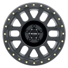Load image into Gallery viewer, Method MR309 Grid 17x8.5 0mm Offset 5x5.5 108mm CB Matte Black Wheel