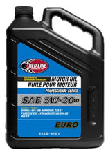 Load image into Gallery viewer, Red Line Professional Series Euro 5W30 TD Motor Oil - Quart
