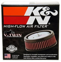 Load image into Gallery viewer, K&amp;N Intake System Harley Davidson w/ 40-45mm Mikuni Oval ML-092 Replacement Air Filter