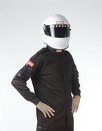 RaceQuip Black SFI-1 1-L Jacket - Medium Tall