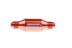 -08 inlet -08 outlet AN One Way Check Valve - red