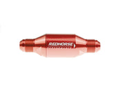 -08 inlet -08 outlet AN One Way Check Valve - red