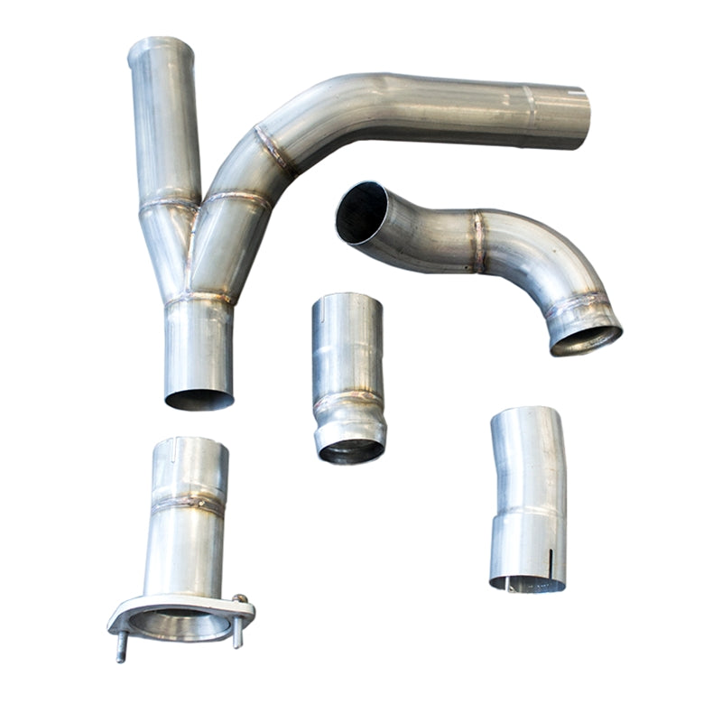 Texas Speed 2007.5-2013 GM Truck/SUV 3" Off-Road Y-Pipe - Stainless Steel