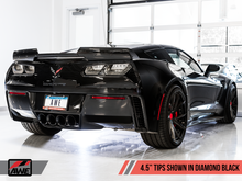 Load image into Gallery viewer, AWE Tuning 14-19 Chevy Corvette C7 Z06/ZR1 (w/o AFM) Track Edition Axle-Back Exhaust w/Black Tips