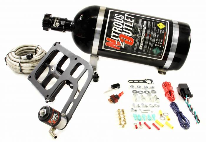 4500 GENIII RACE DRY Stinger Plate System With Offset Solenoid Bracket(50-600HP)