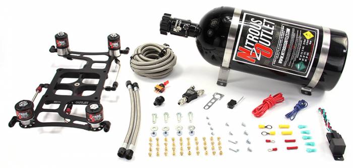 4500 Dual Stage Hornet Plate System With Boomerang Offset 4 Solenoid Bracket(100-700HP)