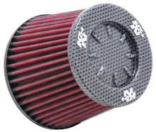 Load image into Gallery viewer, K&amp;N Universal Clamp-On Air Filter 100mm FLG / 139mm B / 114mm T / 112mm H