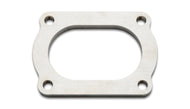 Vibrant T304 SS 4 Bolt Flange for 3in O.D. Oval tubing