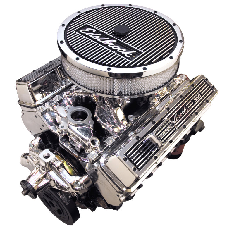 Edelbrock Crate Engine Edelbrock 9 5 1 Performer RPM E-Tec w/ Short Water Pump Endurashine Finish